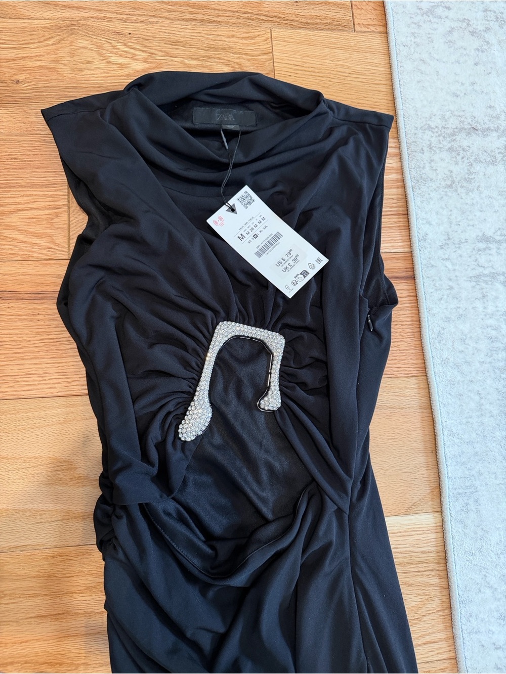 Black Zara Dress Midi